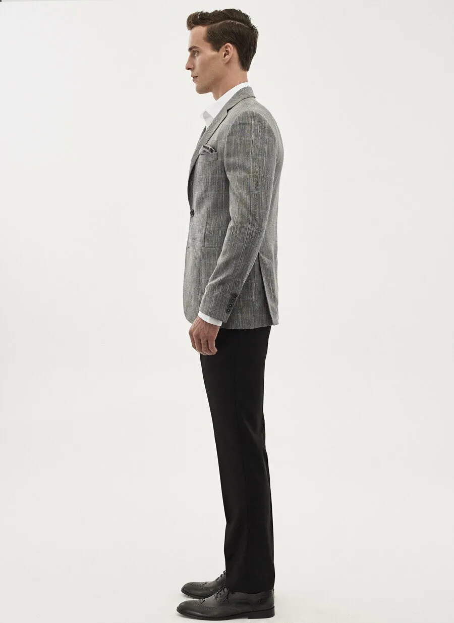 16889 Grey Slim Fit Jacket