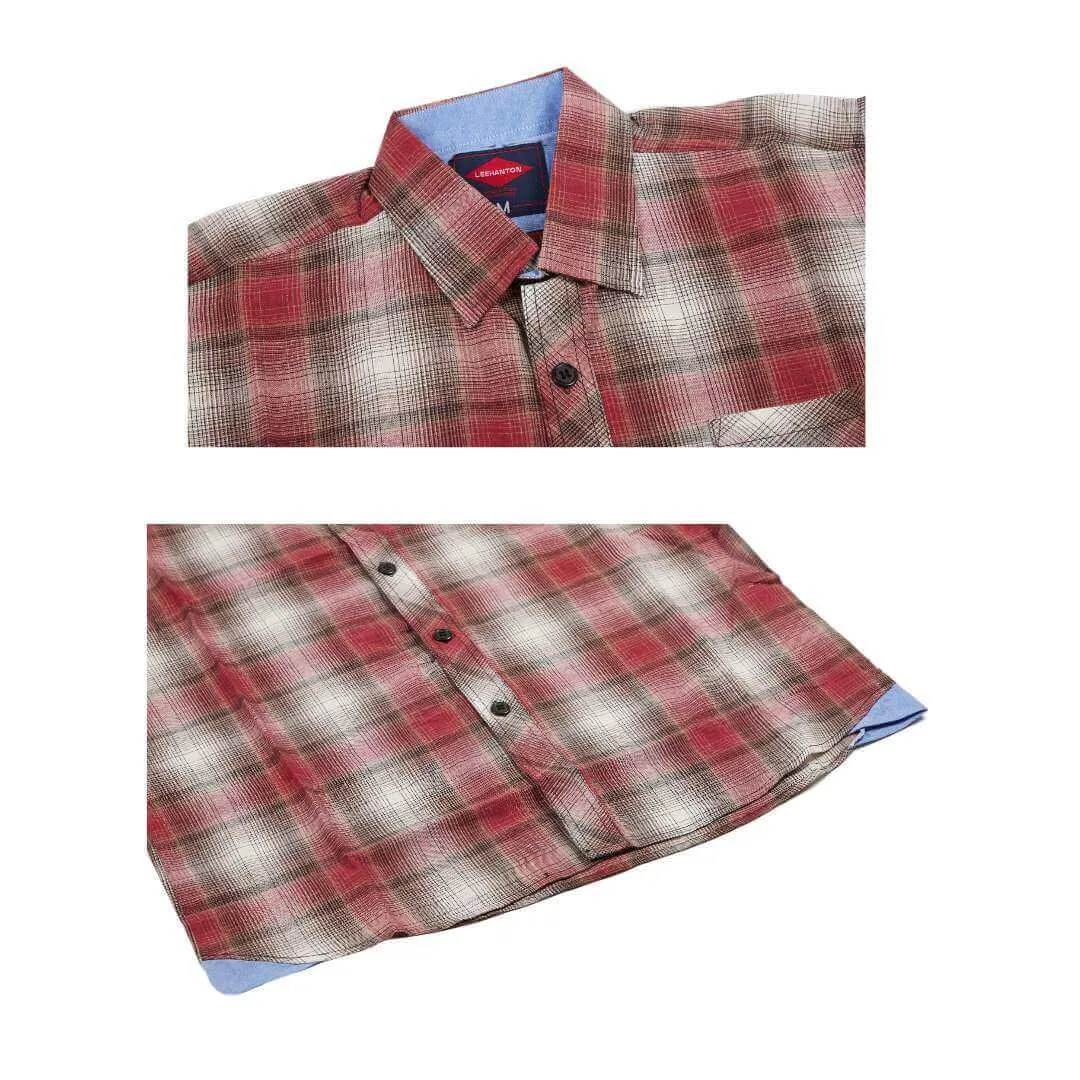 2 Pack Men's Plaid Shirts