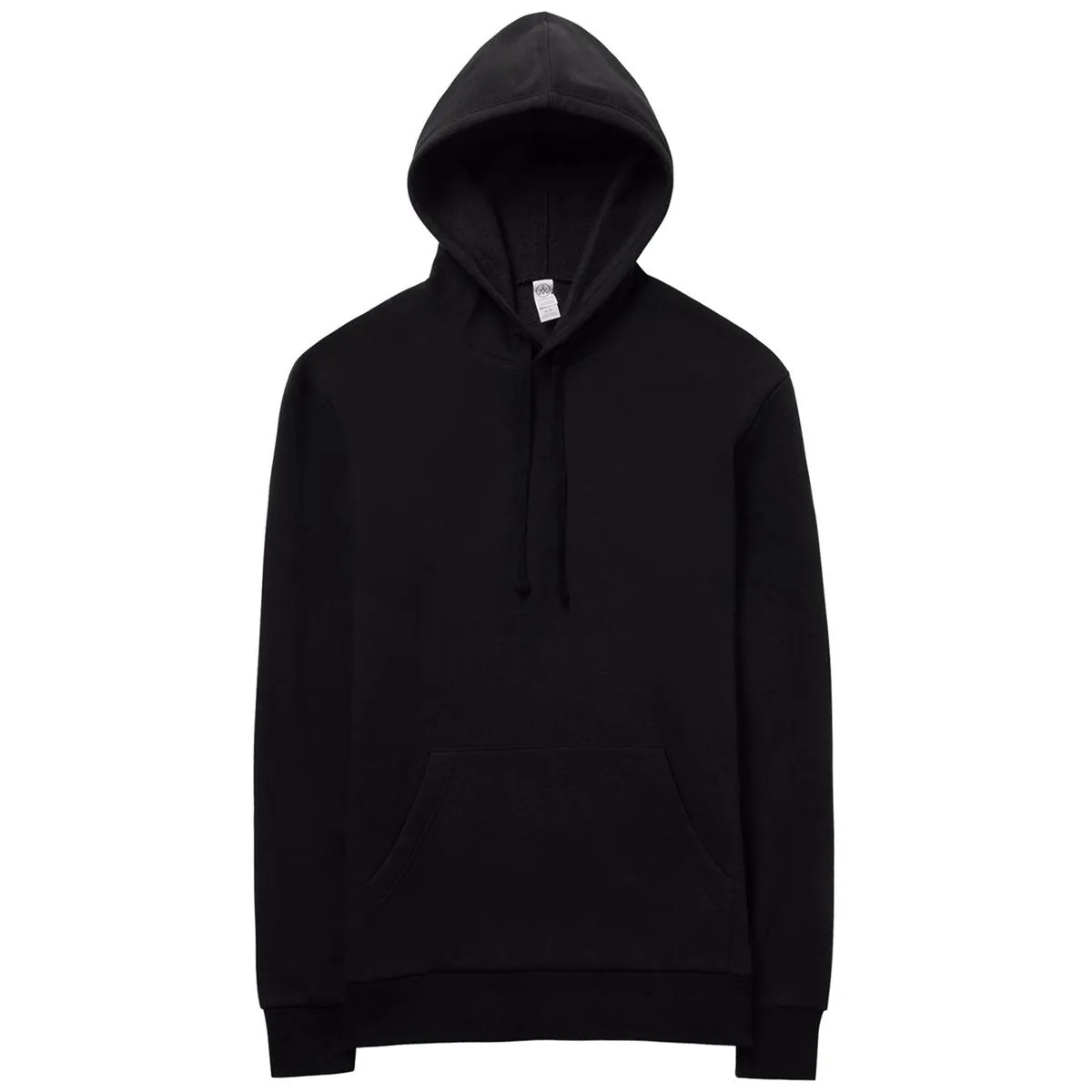 Alternative Apparel Men's Black Eco Cozy Fleece Pullover Hooded Sweatshirt