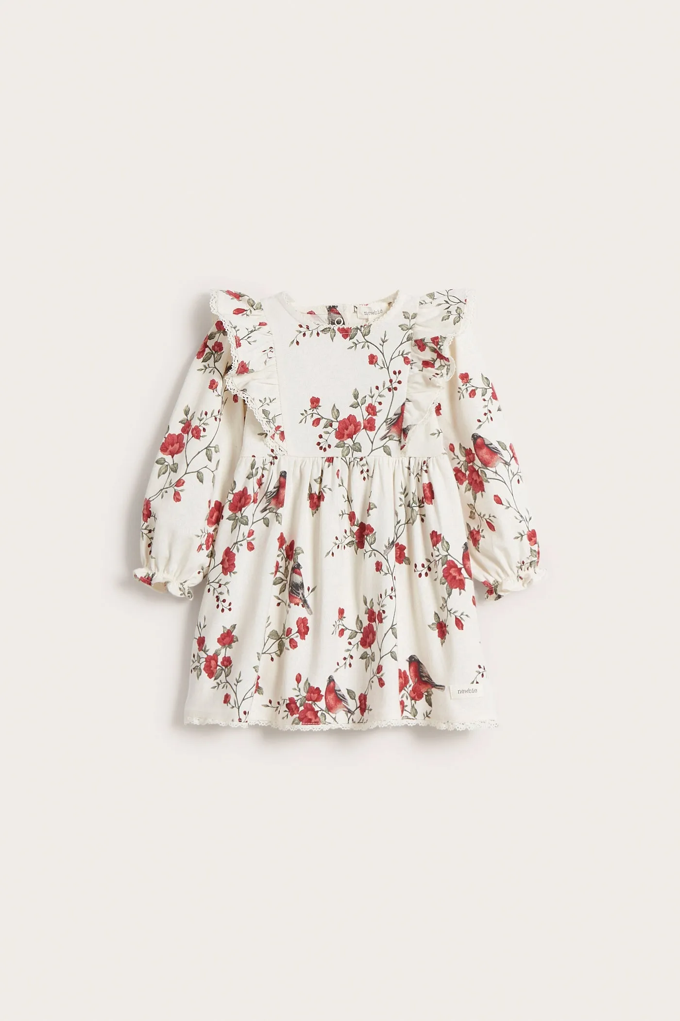 Baby white floral dress