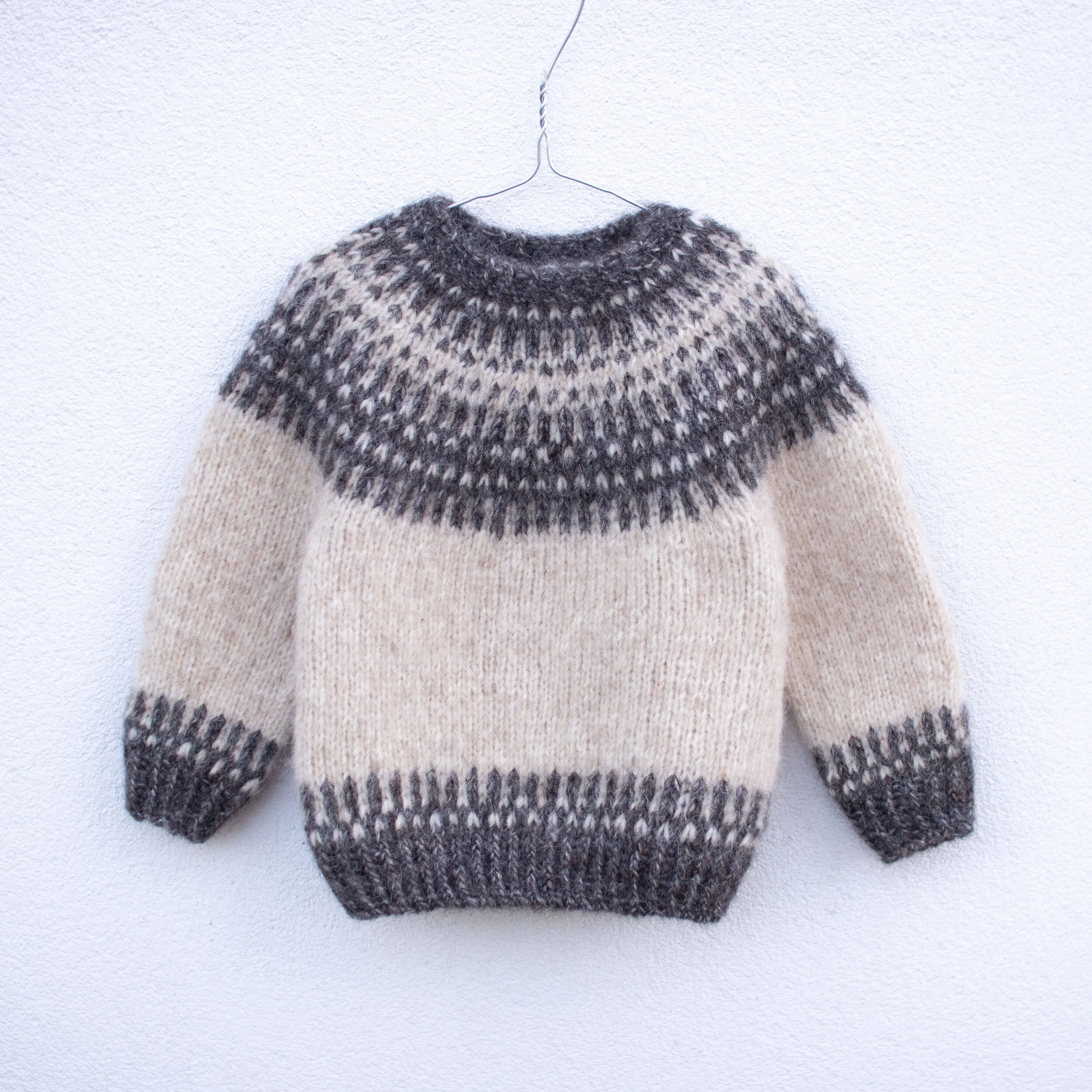 Badger Sweater Kit by Anne Ventzel - Isager Soft (Eco Soft)