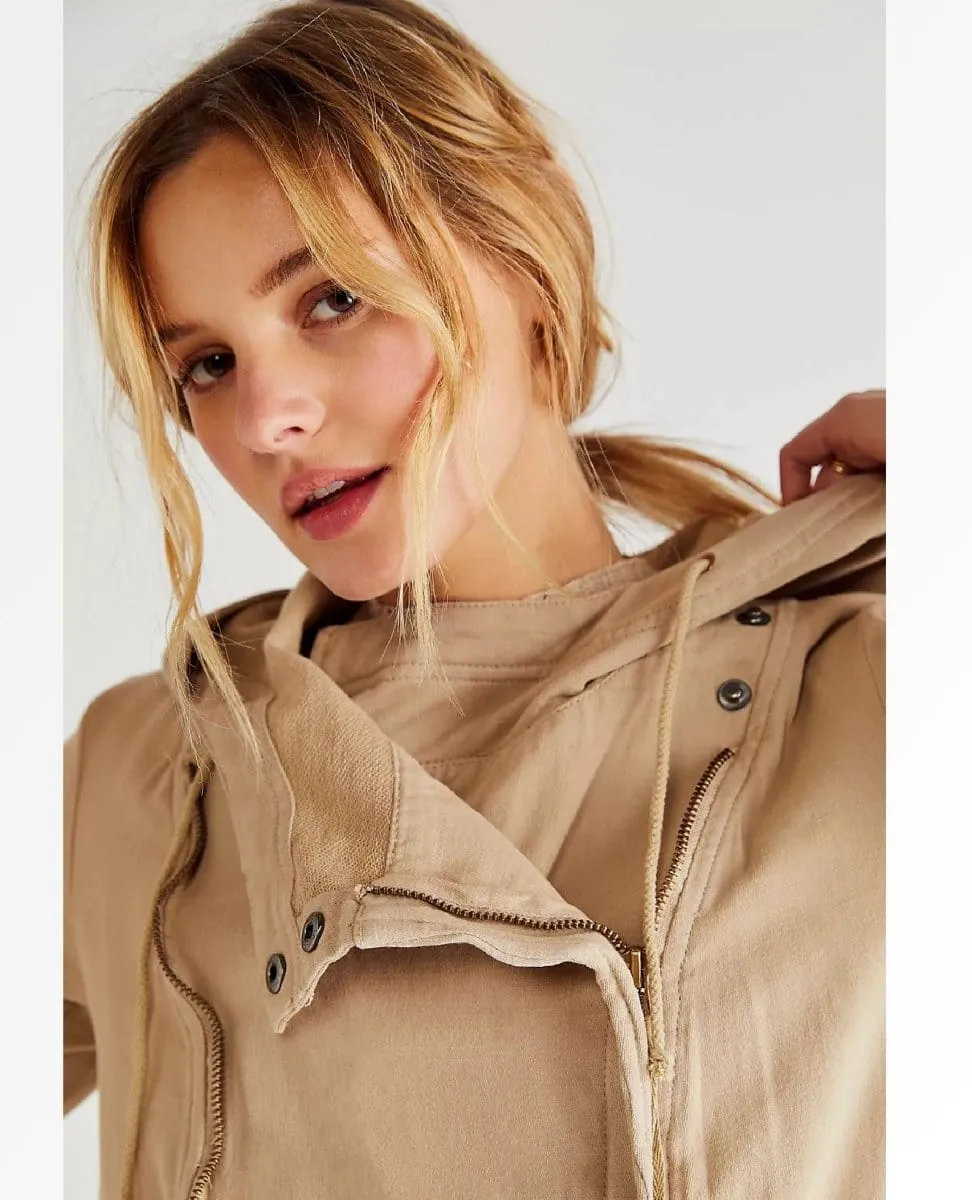 Carmen Moto Jacket Sand