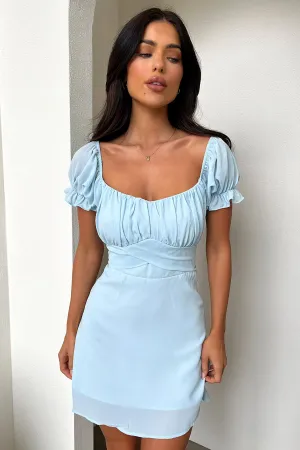 Carrie Mini Dress - Blue