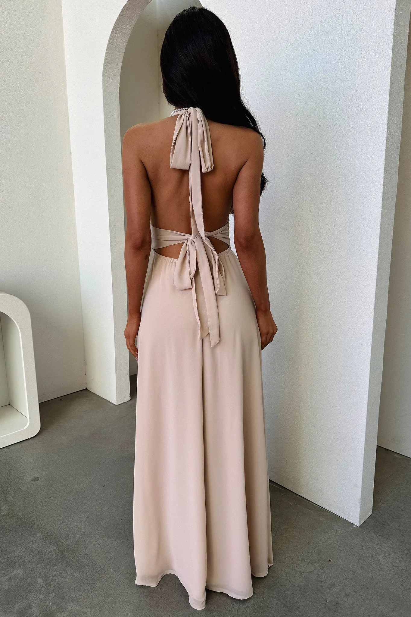 Elenor Maxi Dress - Champagne