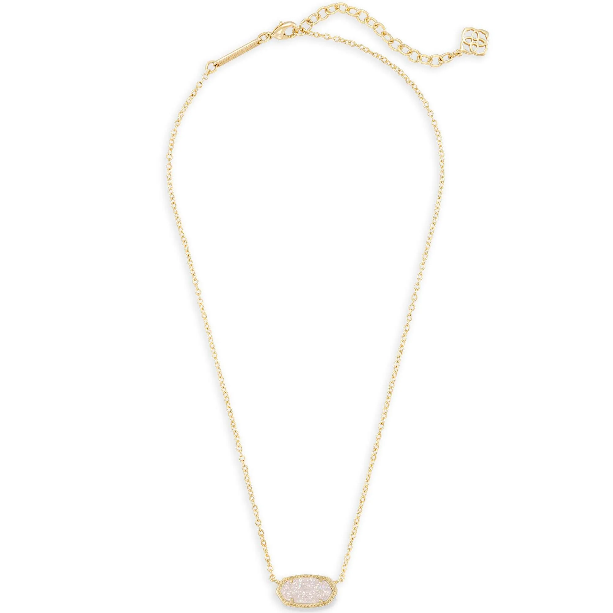 Elisa Gold - Iridescent Drusy Necklace