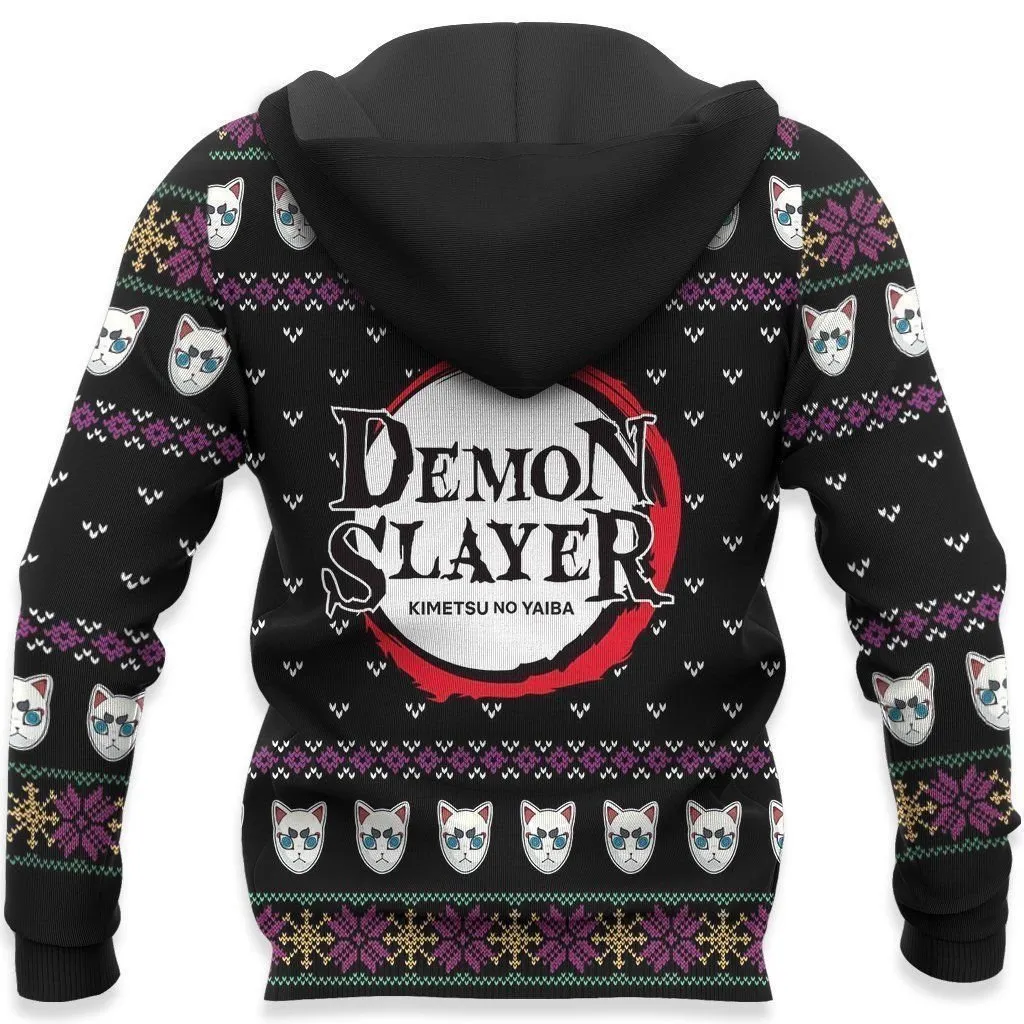 Giftngon - Giyu Tomioka Ugly Christmas Sweater Demon Slayer Anime Xmas Gift Custom Clothes For Kids