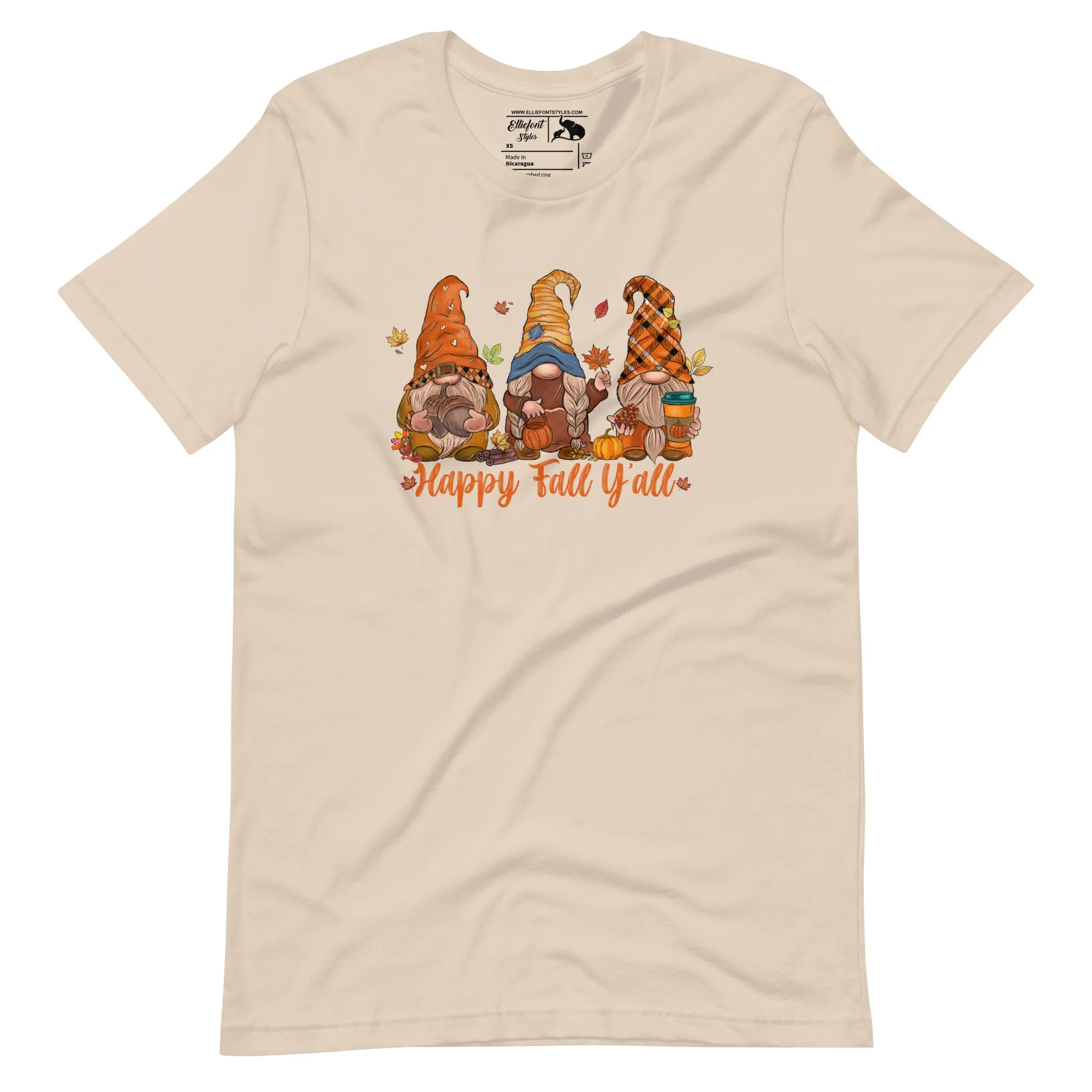 Gnome Happy Fall Y'all Shirt