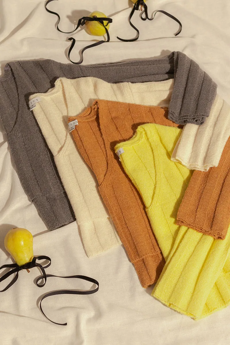 HF25A276-Cropped Sweater Top