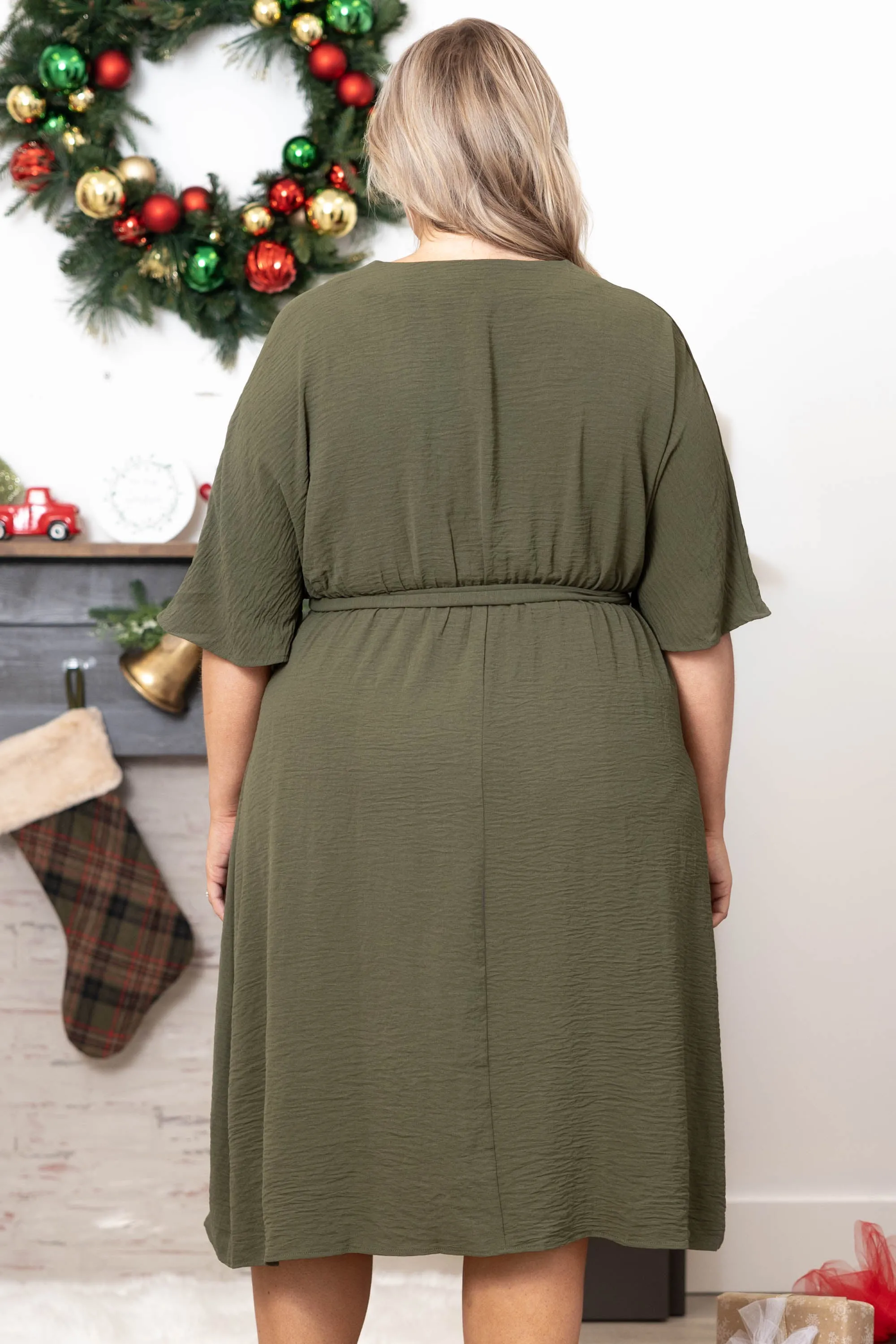 Hopelessly Yours Dress, Olive