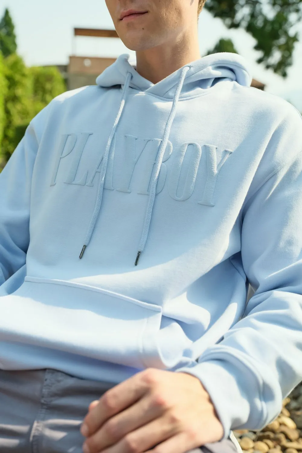 Icy Blue Playboy Hoodie