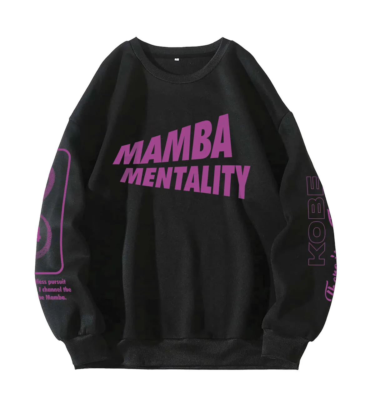 Kobe Mamba Designed Oversized Sweatshirt