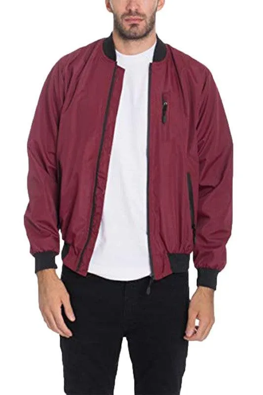 Mens Light Weight Windbreaker Jacket