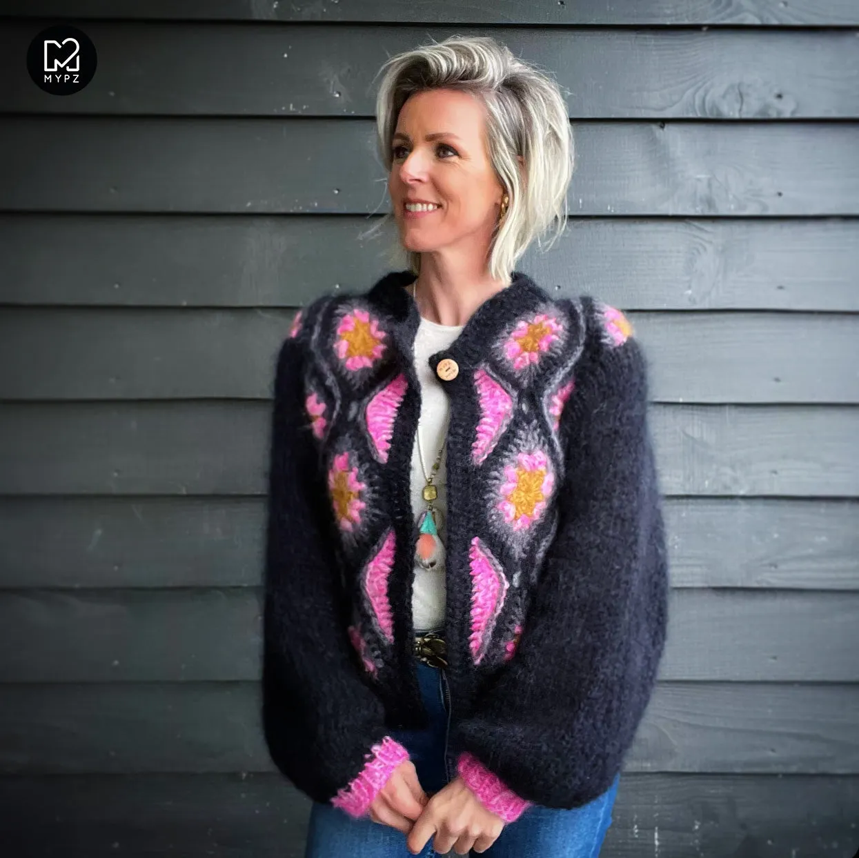 MYPZ Masterpiece Cardigan Pink Star