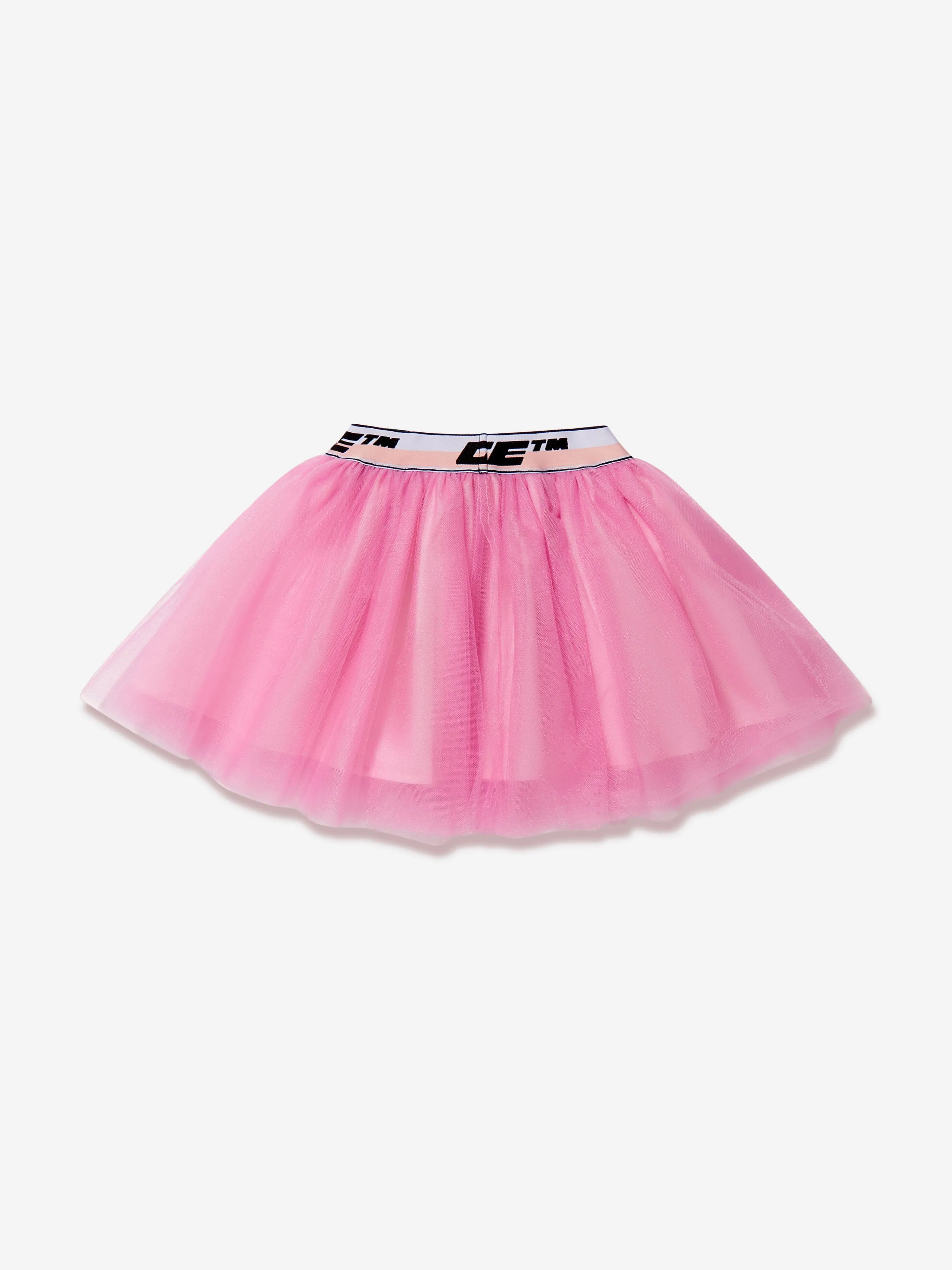 Off-White Girls Logo Band Tulle Skirt