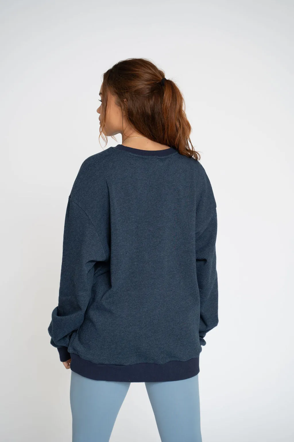 P'tula Light Fleece Crewneck - Navy