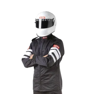 RaceQuip Multi Layer Fire Suit Jacket - Black - 3XL - 121008