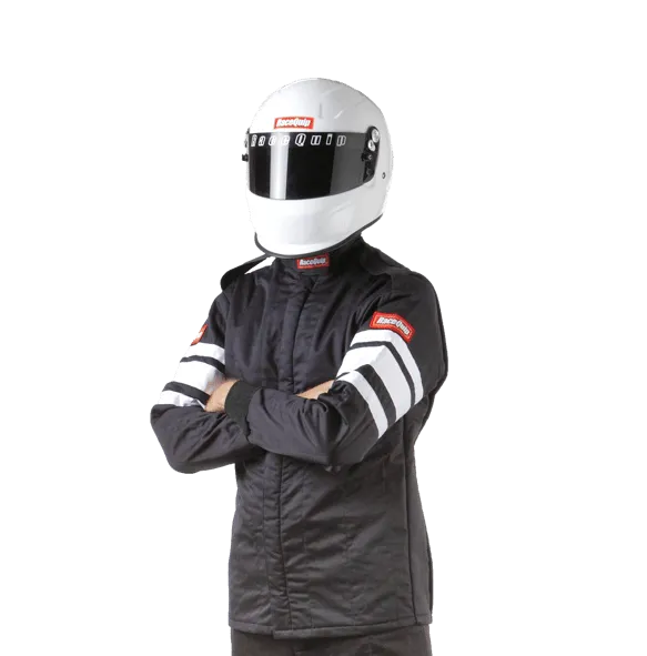 RaceQuip Multi Layer Fire Suit Jacket - Black - 3XL - 121008