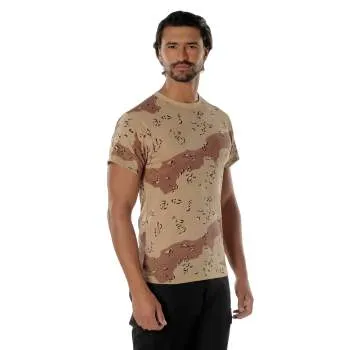 Rothco Camo T-Shirt / 6-Color Desert Camo