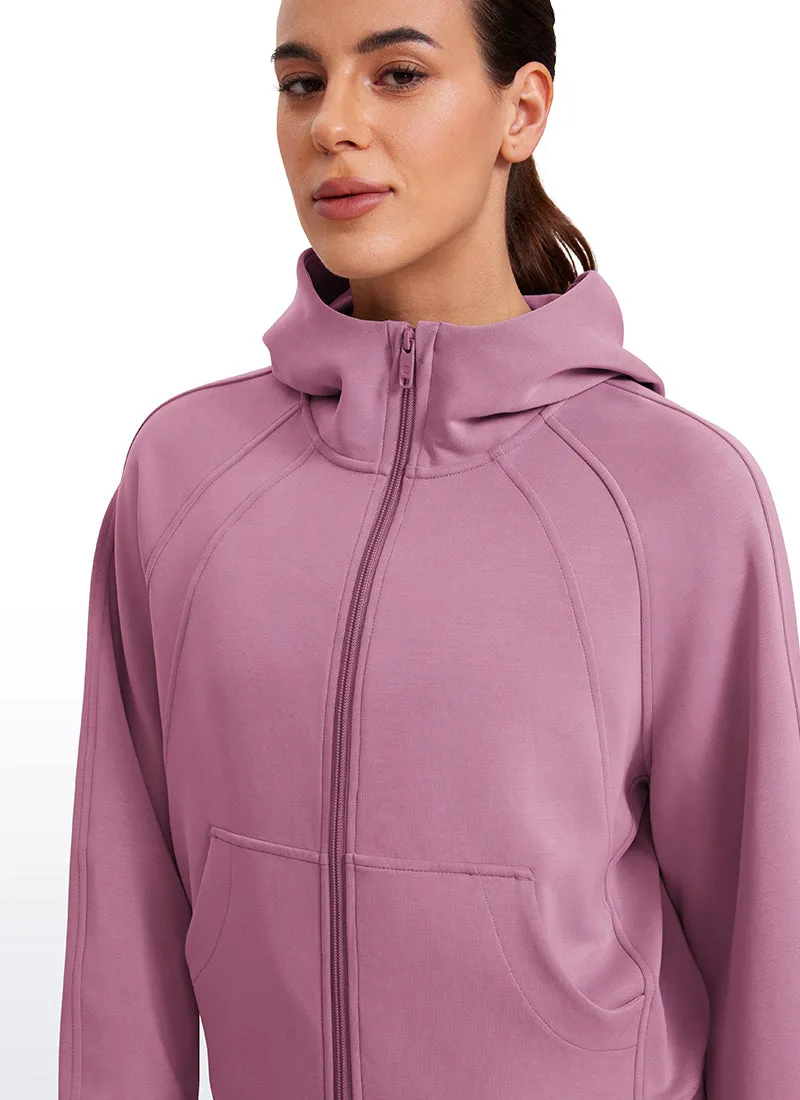 SoftAura Full Zip Pullover Hoodie