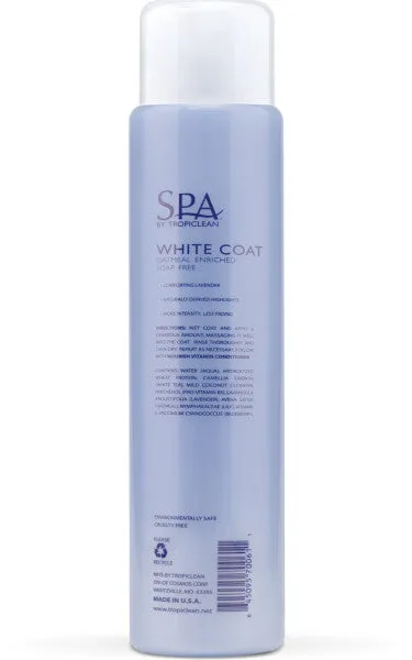 SPA by TropiClean Lavish White Coat Shampoo for Pets