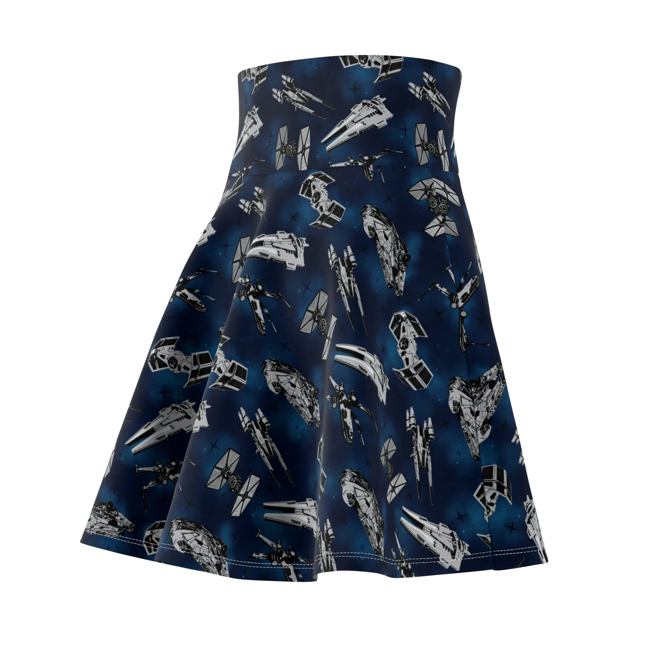 Star Wars Galactic Ships Women's Skater Skirt