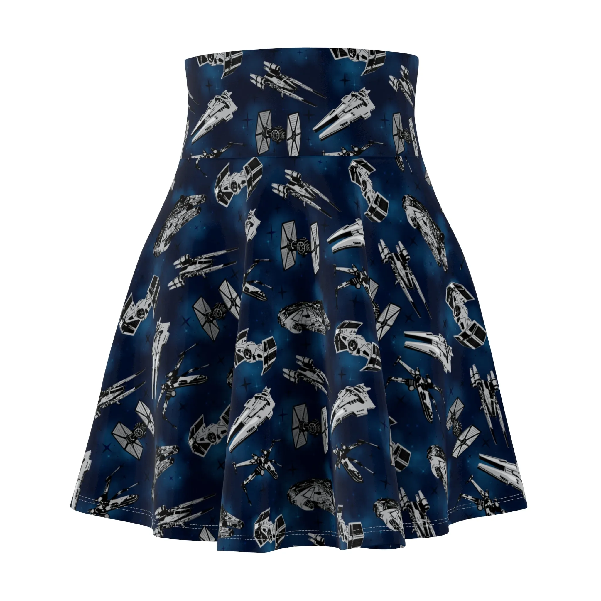 Star Wars Galactic Ships Women's Skater Skirt