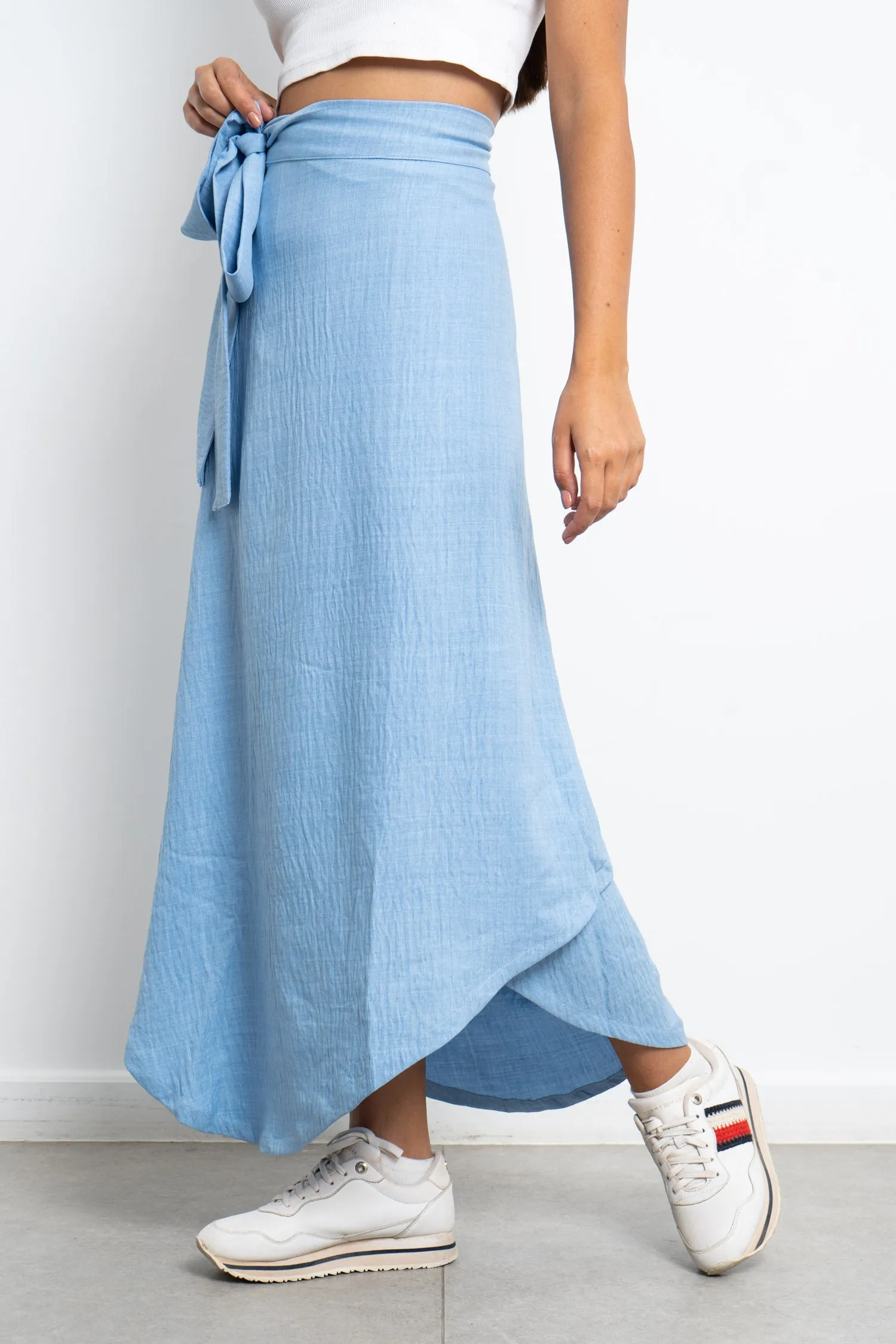 Stylish Wrapping Skirts - Azul