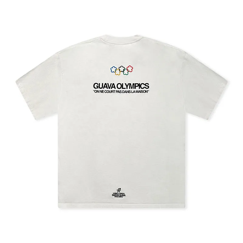 T-shirt Olympics White  | Maison Guava