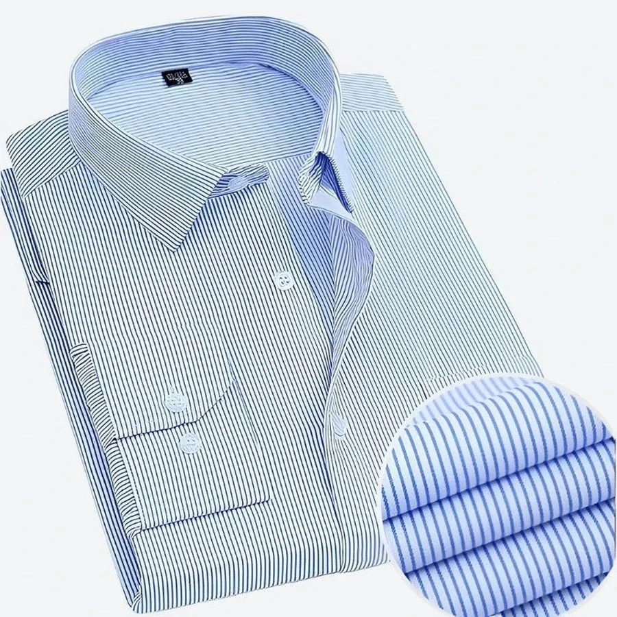 Tailored Fit Striped Button-Up Shirts