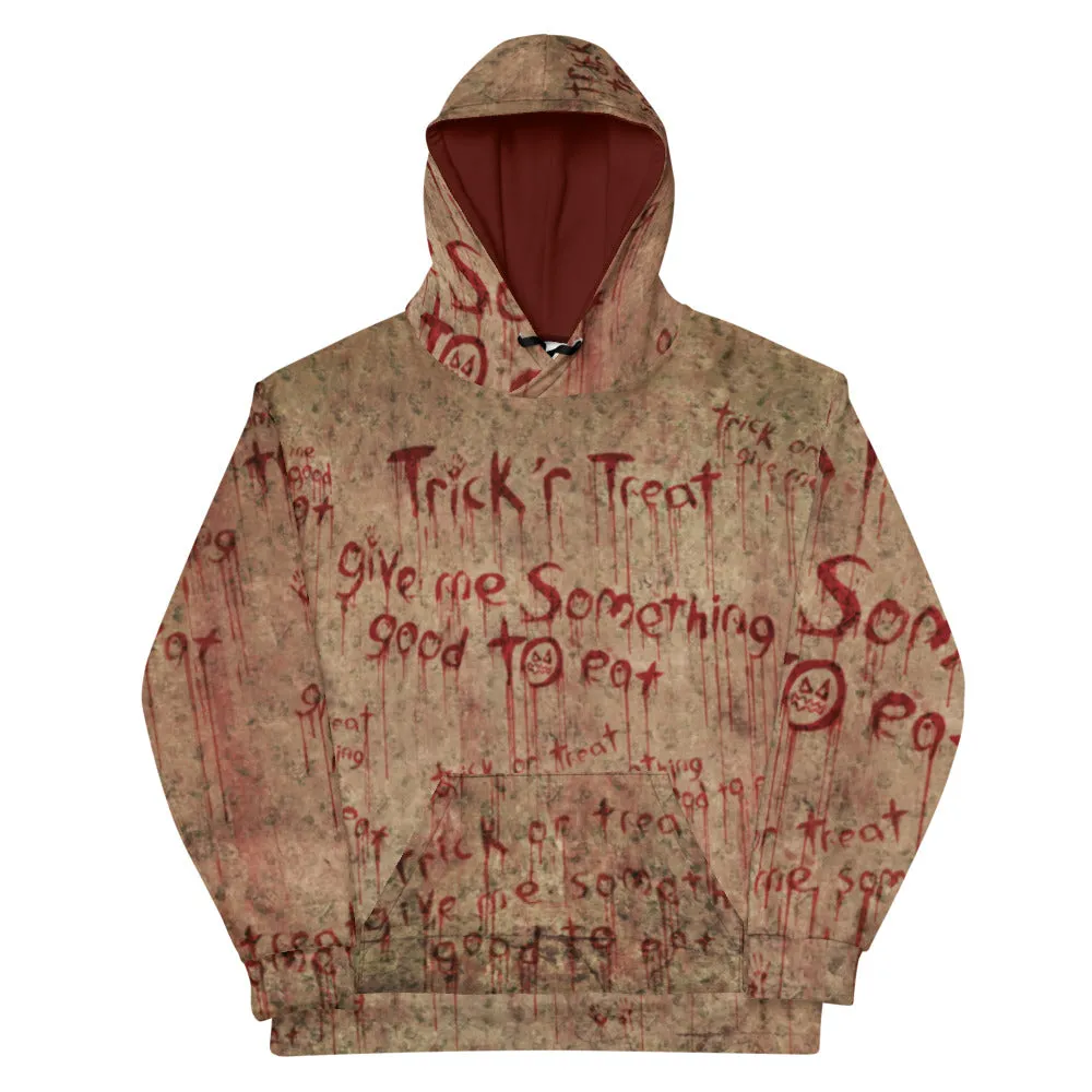 Trick 'r Treat Bloody Wallpaper Unisex Hoodie