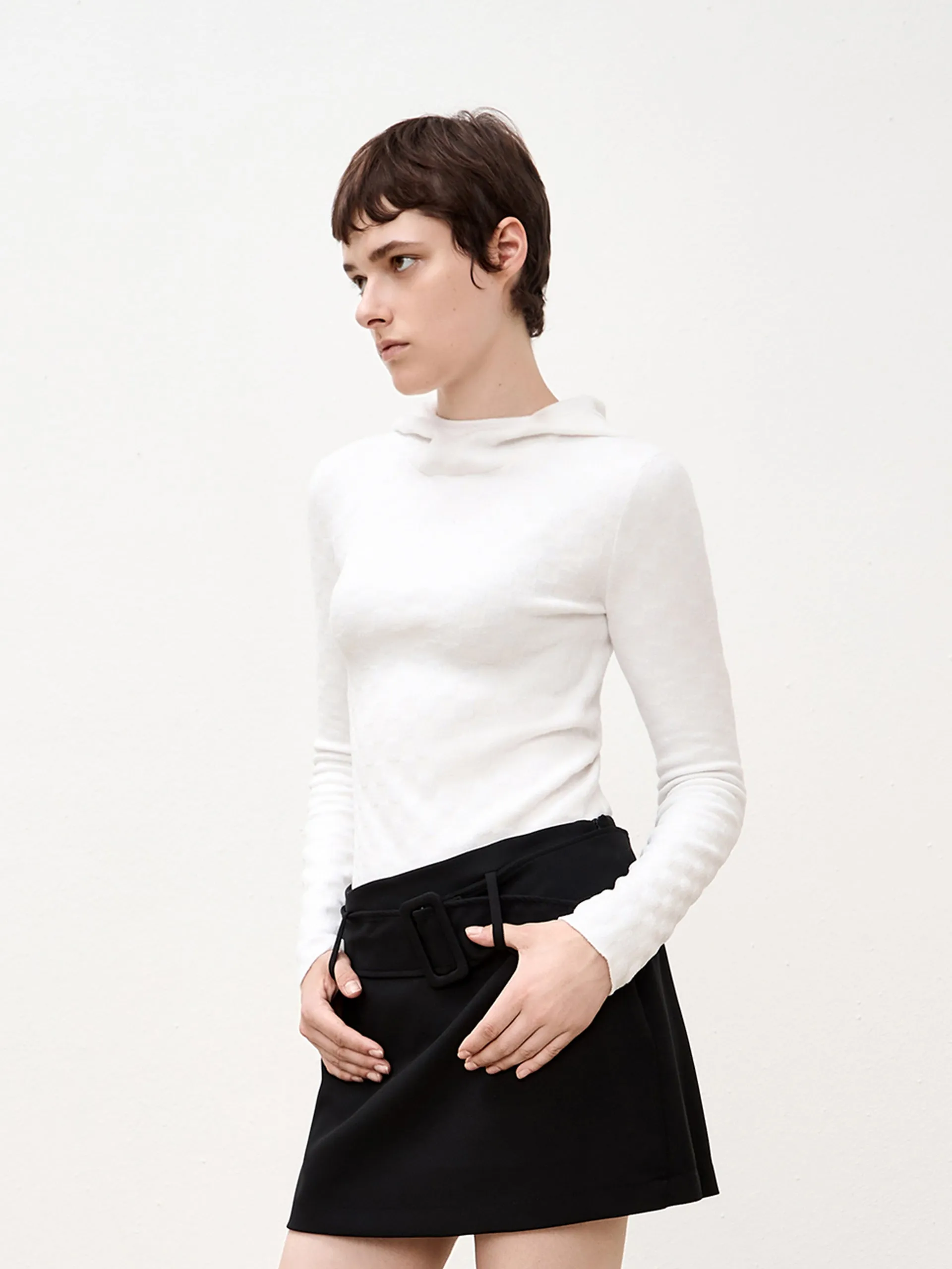 Turtleneck Slim Fit Knit Top