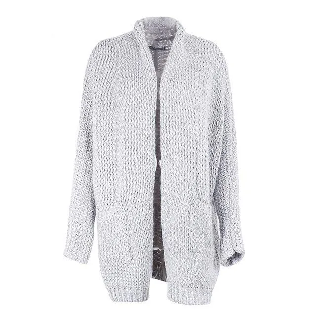 Women Casual Knitted Loose Cardigan