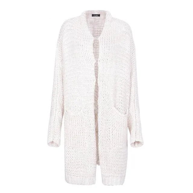 Women Casual Knitted Loose Cardigan