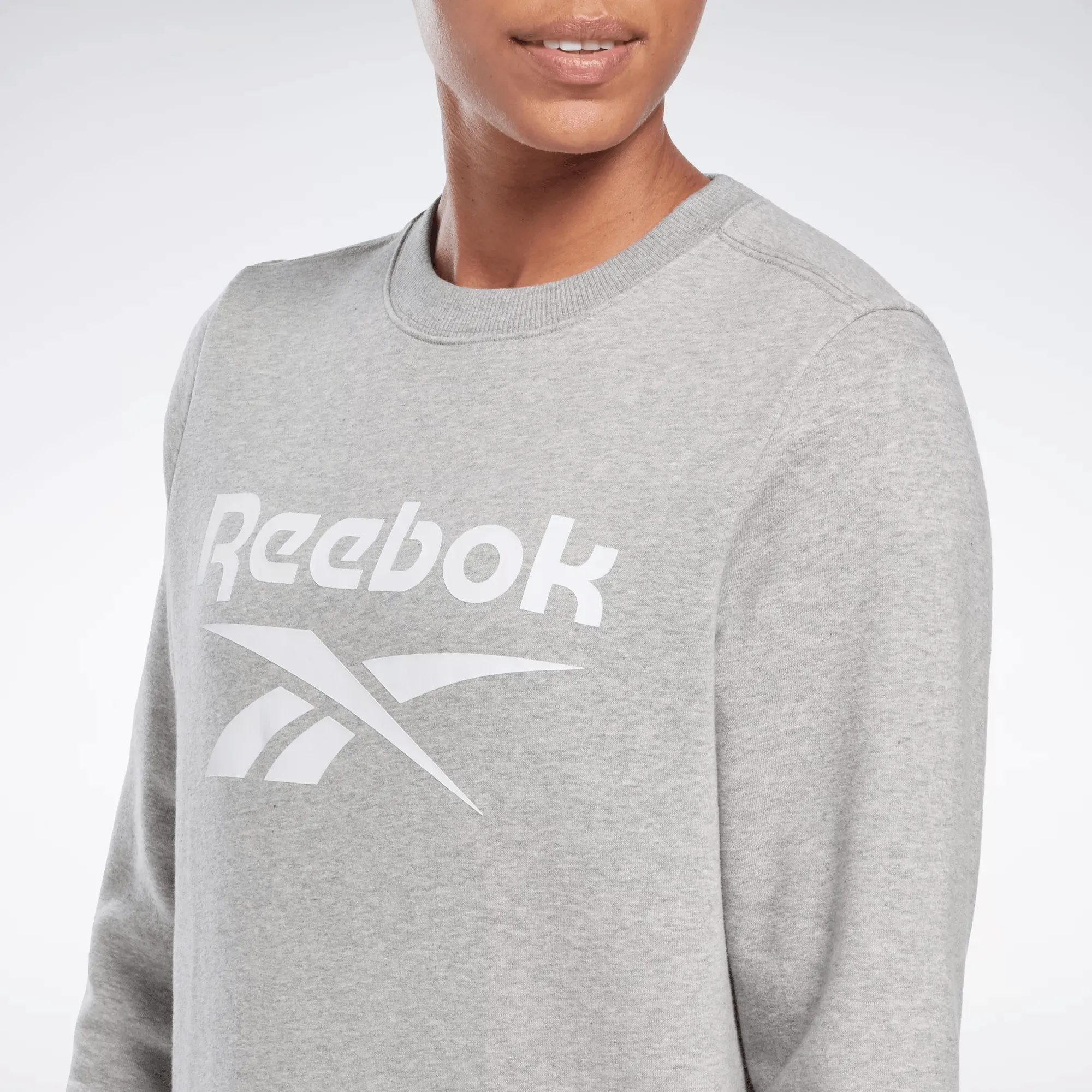 Women's Reebok Identity Big Logo Fleece Crew Sweatshirt