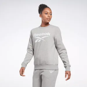 Women's Reebok Identity Big Logo Fleece Crew Sweatshirt